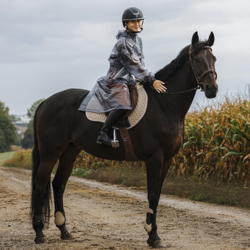Equithème - Veste imperméable Hanoi gris | - Ohlala