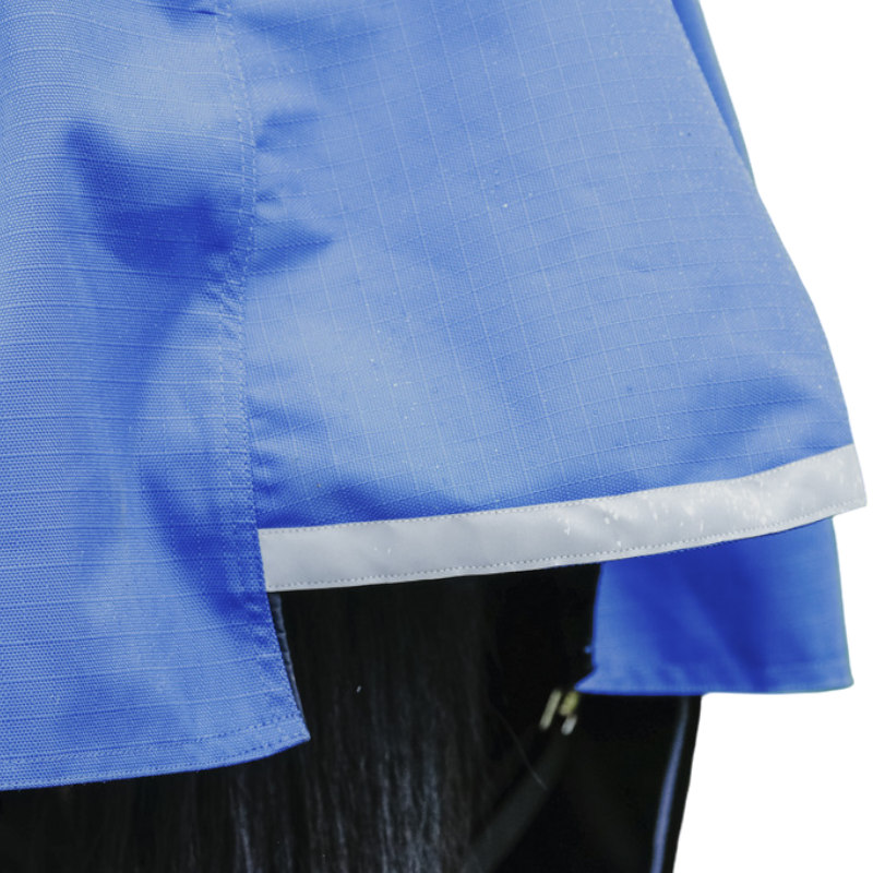 Equithème - Couverture Tyrex Aisance 1200D High neck  bleu roi 50g | - Ohlala