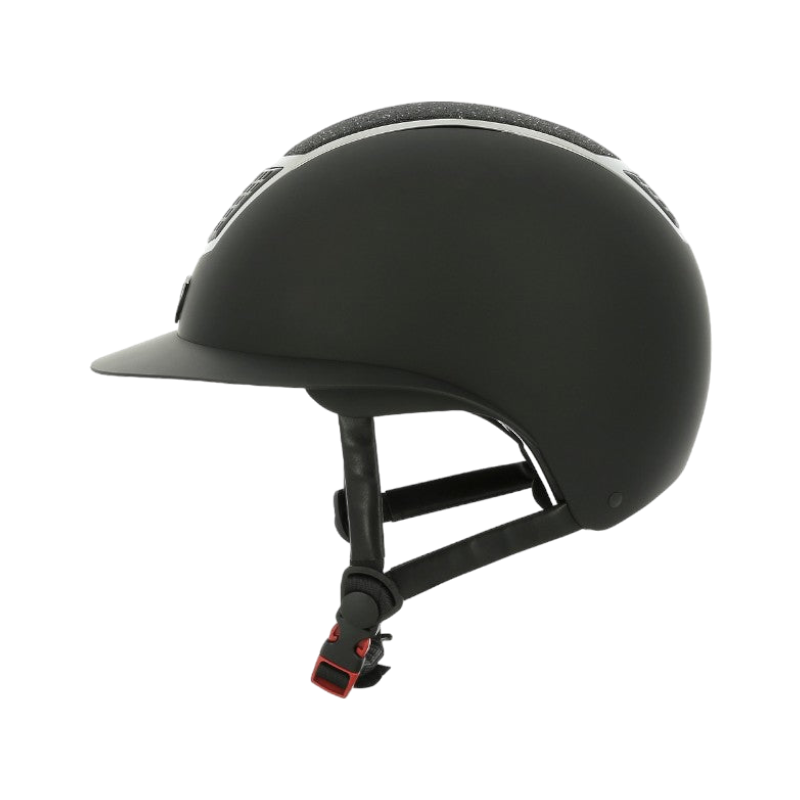 Equithème - Casque d'équitation Airy L noir céleste/ noir | - Ohlala