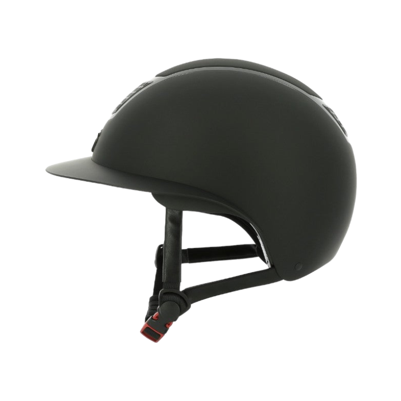 Equithème - Casque d'équitation Airy L noir/ noir | - Ohlala