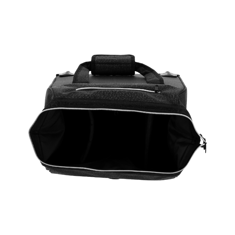 Equithème - Sac de pansage à roulette noir | - Ohlala