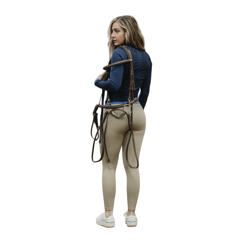 Equithème - Legging femme Acacia taupe