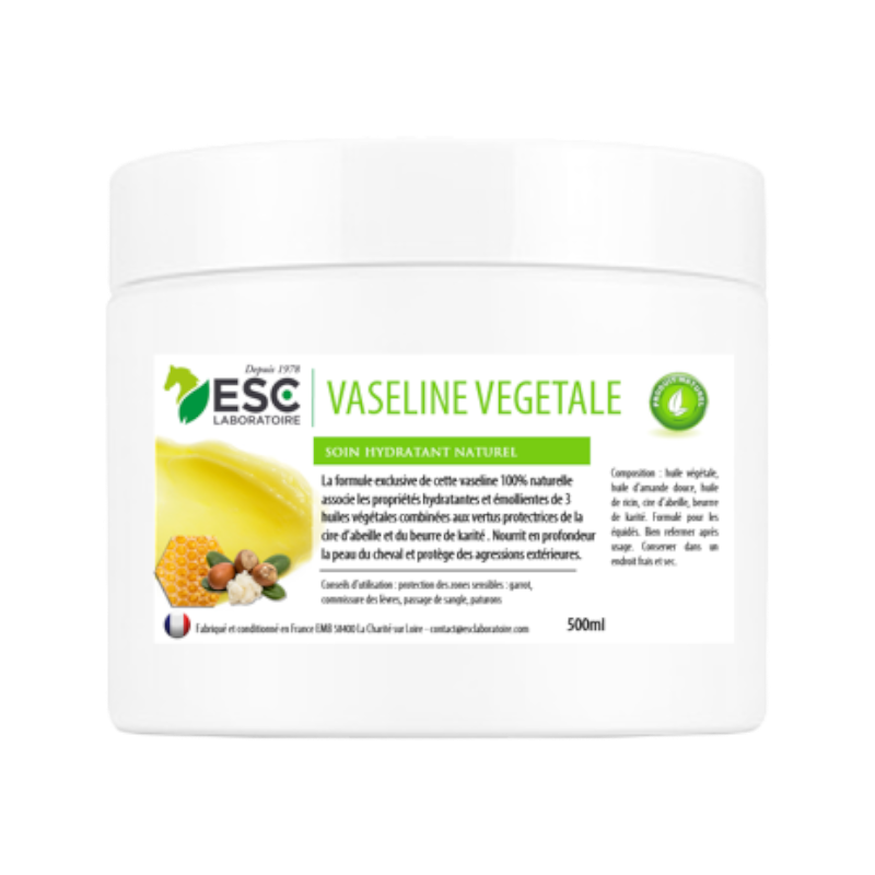 ESC Laboratoire - Vaseline végétale nourrit et protège la peau du cheval | - Ohlala
