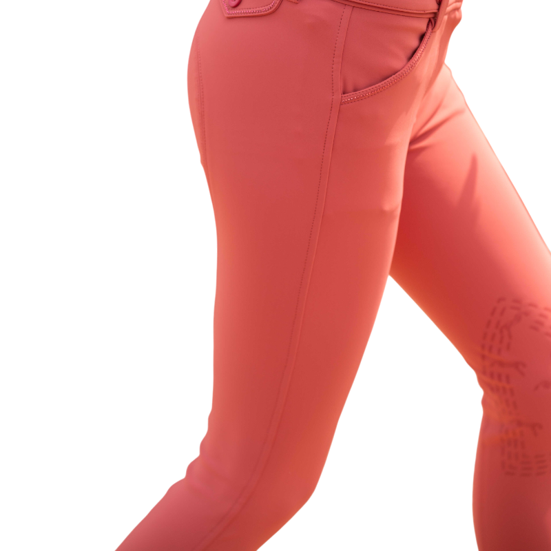 Eden by Pénélope - Pantalon d'équitation fille Élégance vieux rose | - Ohlala