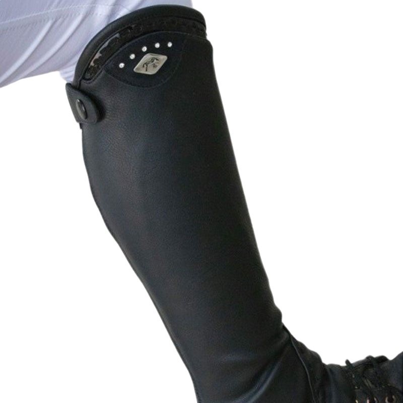 Eden by Pénélope - Mini-chaps enfant Softy noir | - Ohlala