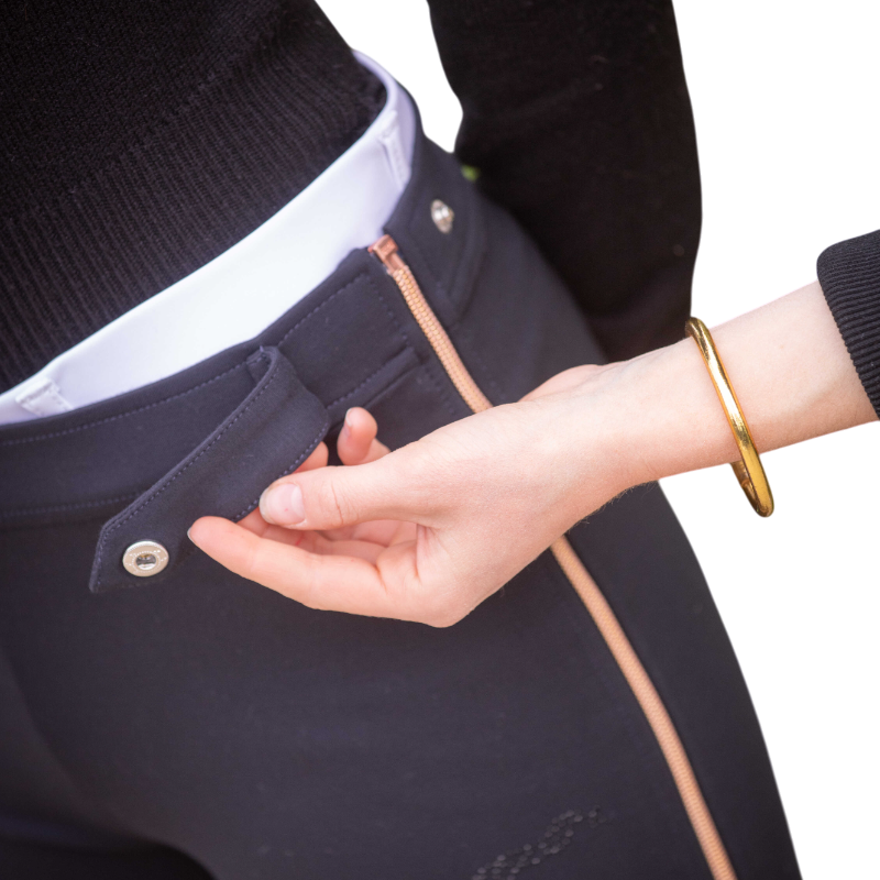 Eden by Pénélope - Sur-pantalon enfant lola marine | - Ohlala