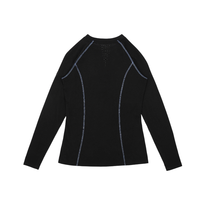 Equithème - Baselayer manches longues femme Je t'aime Stella noir | - Ohlala