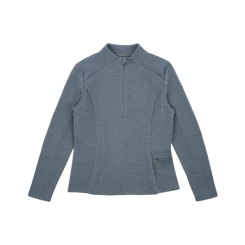 Equithème - Baselayer manches longues femme Originals Emily bleu/ gris | - Ohlala