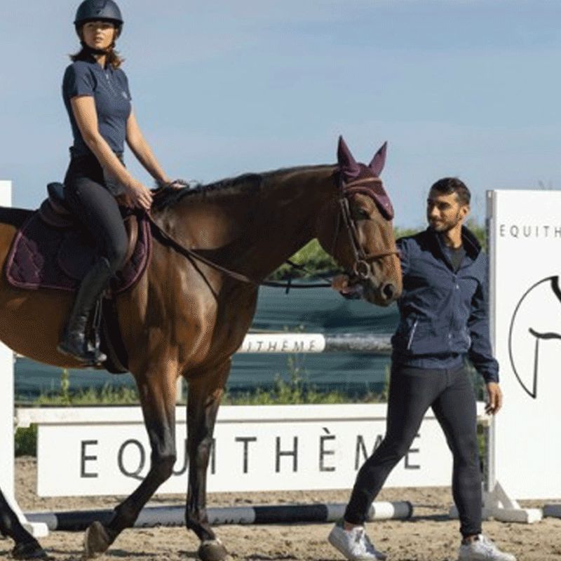 Equithème - Blouson imperméable homme Hugo marine | - Ohlala