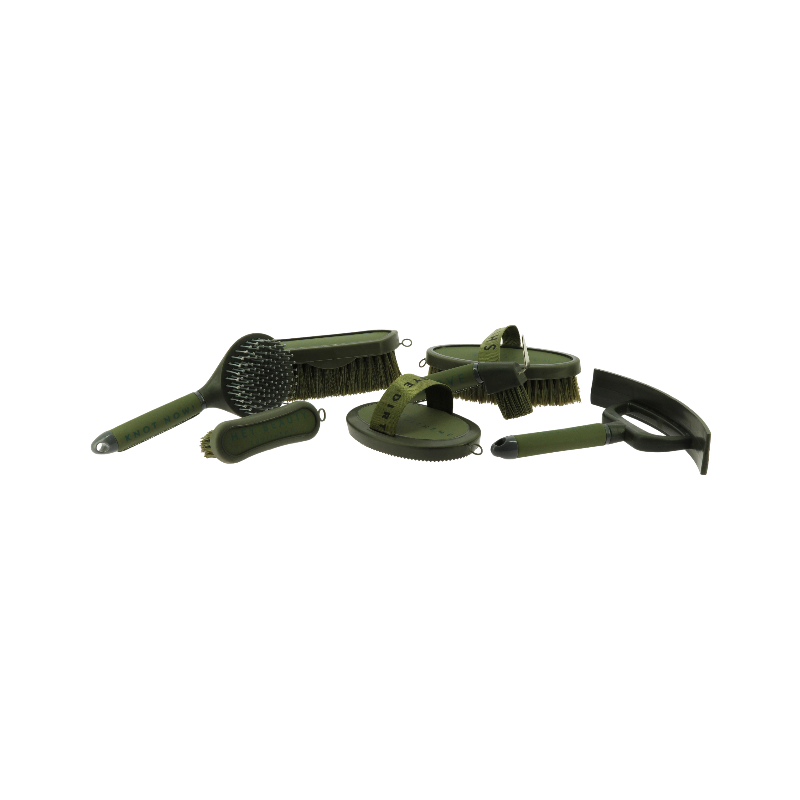 Equithème - Brosse douce Je t'aime olive | - Ohlala