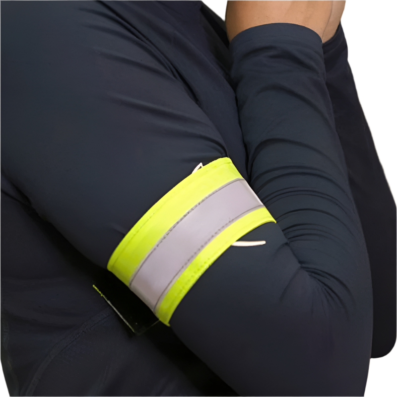 Equithème - Brassard haute visibilité jaune fluo