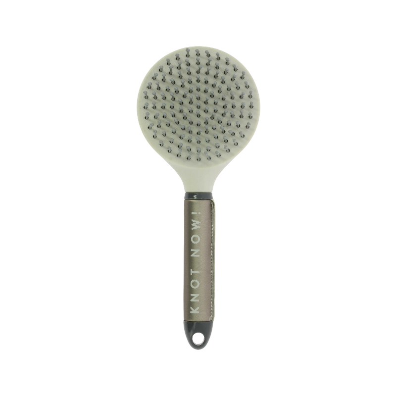 Equithème - Brosse à crinière Je t'aime taupe | - Ohlala