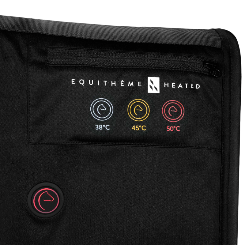 Equithème - Chauffe-dos Heated noir | - Ohlala