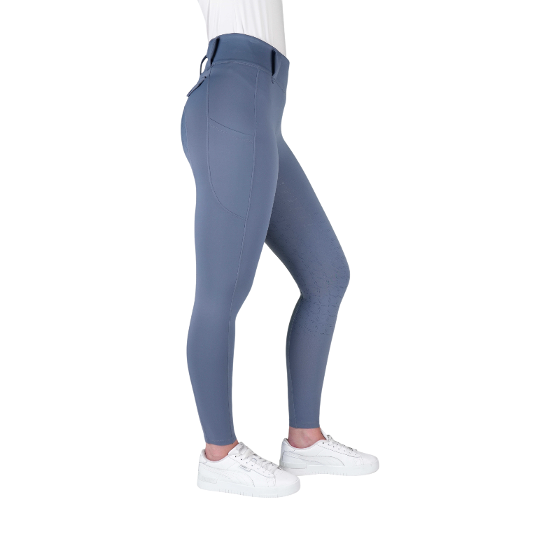Equithème - Legging d'équitation femme Alizé gris | - Ohlala