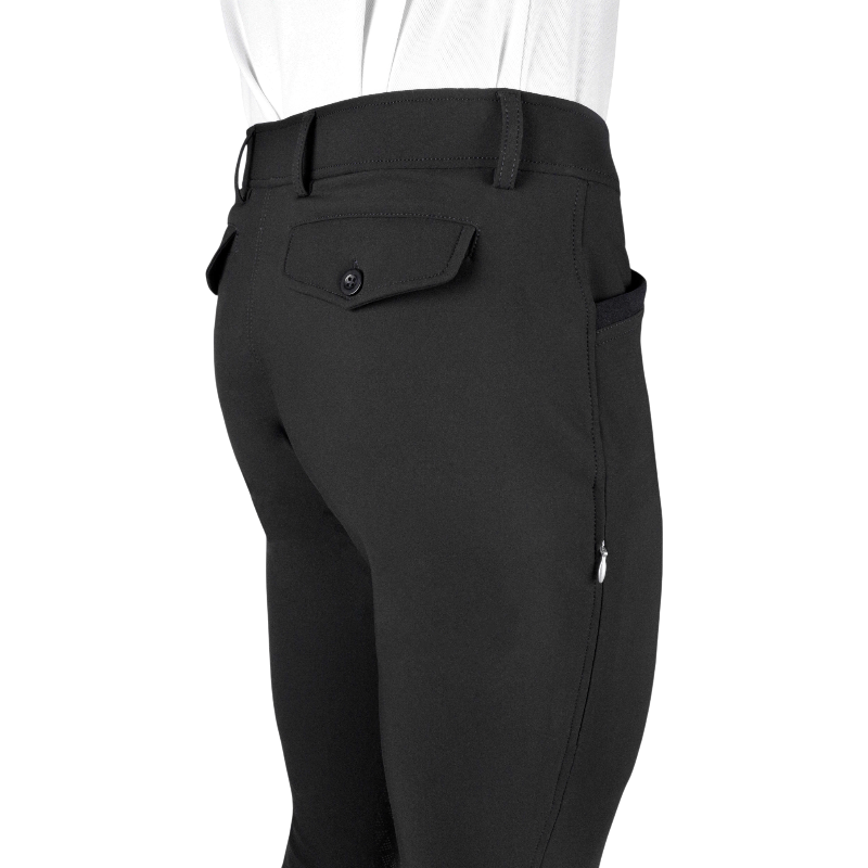 Equithème - Pantalon d'équitation homme Sam noir | - Ohlala