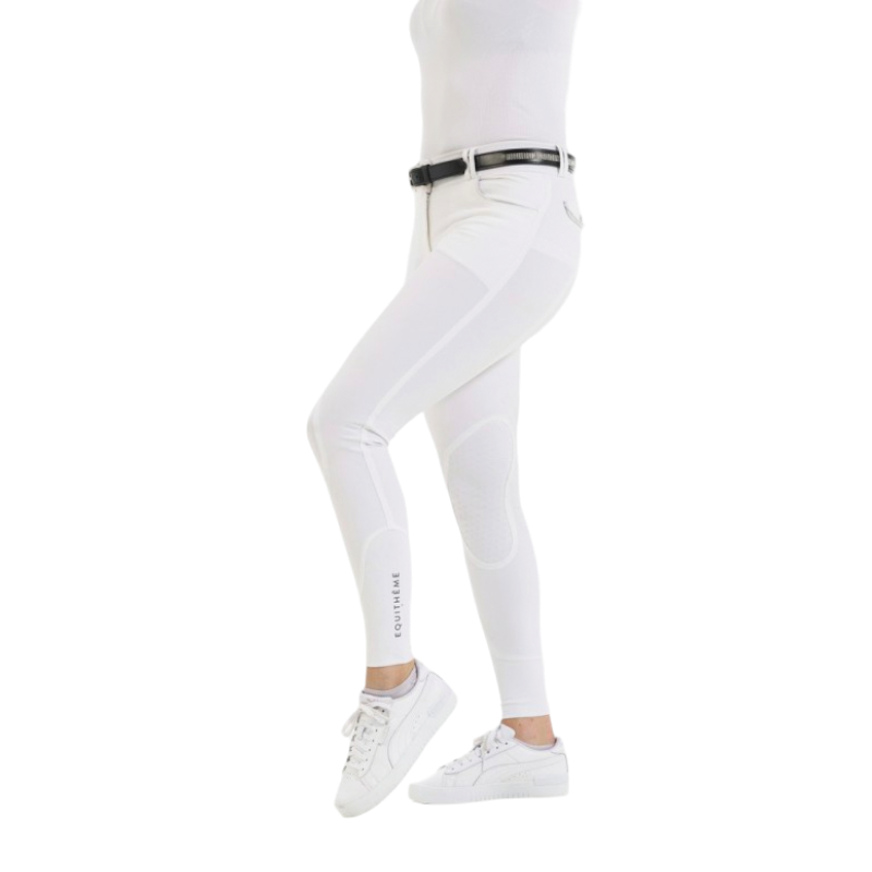 Equithème - Pantalon d'équitation femme Belinda blanc | - Ohlala