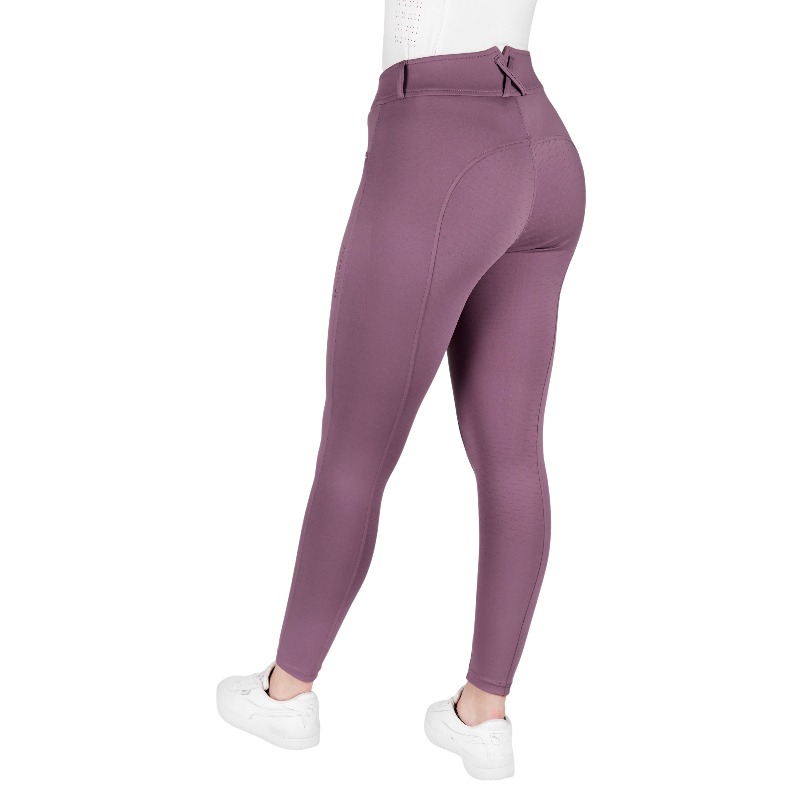 Equithème - Pantalon d'équitation femme Carly lilas