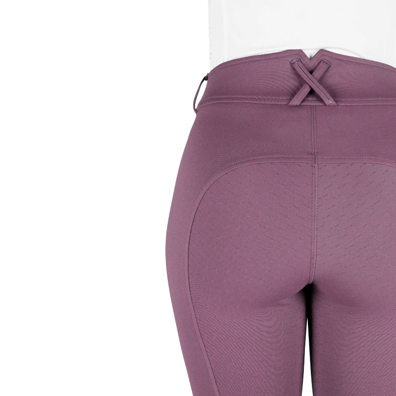 Equithème - Pantalon d'équitation femme Carly lilas