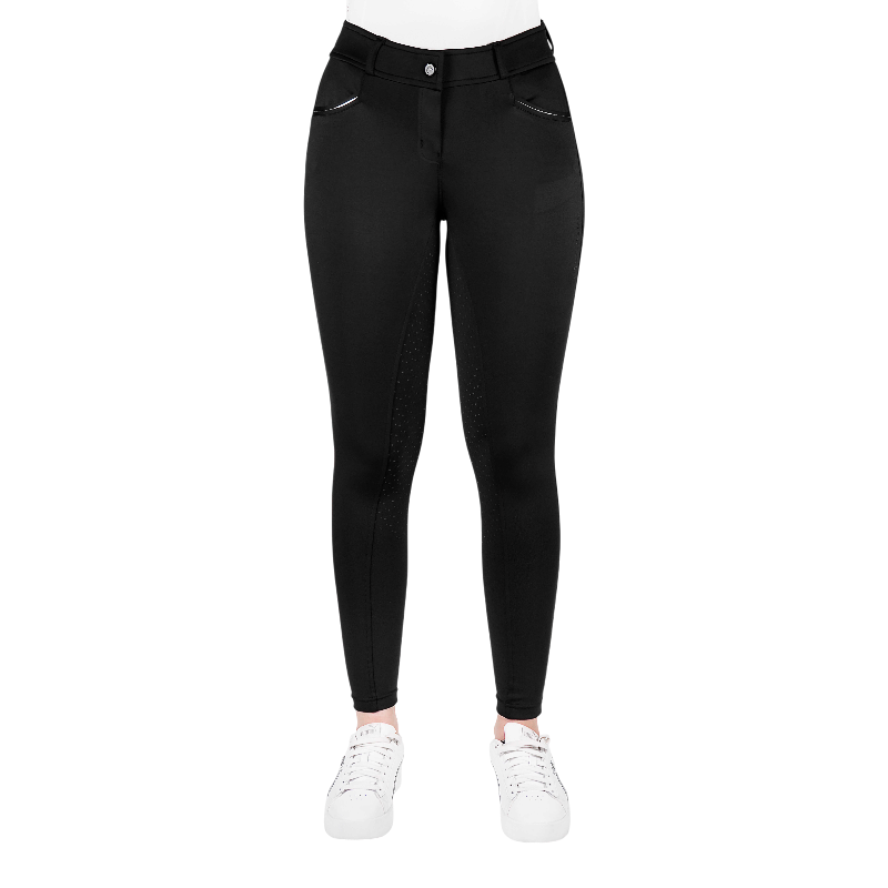 Equithème - Pantalon d'équitation femme Carly noir