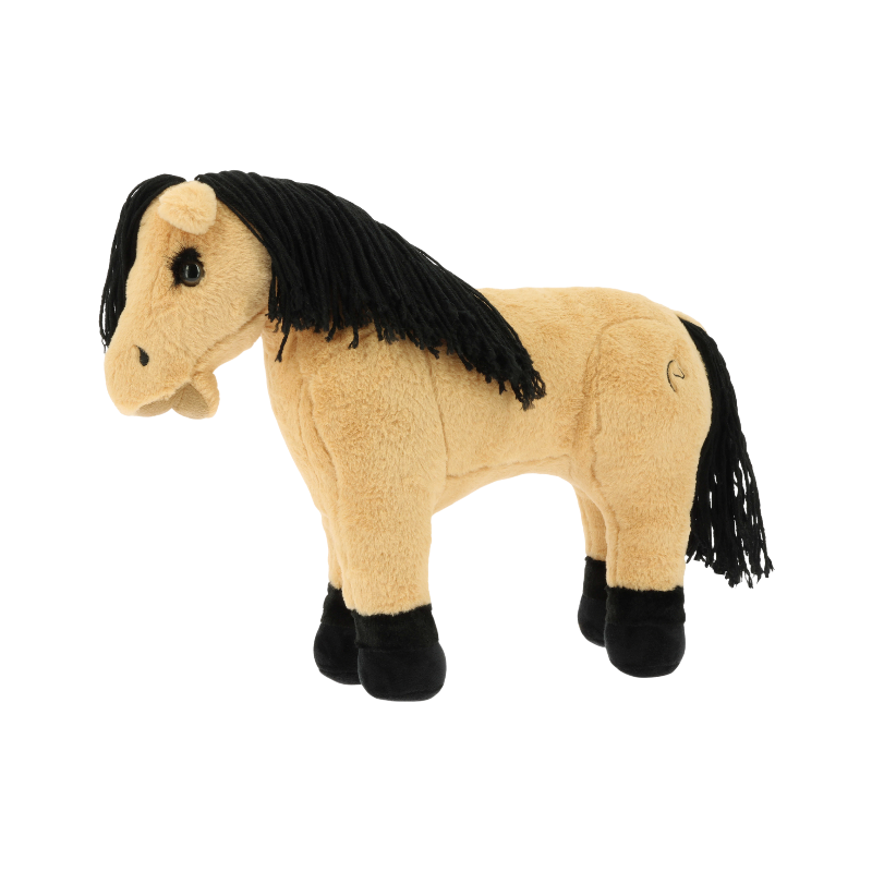 Equithème - Peluche mini poney Caramel isabelle | - Ohlala