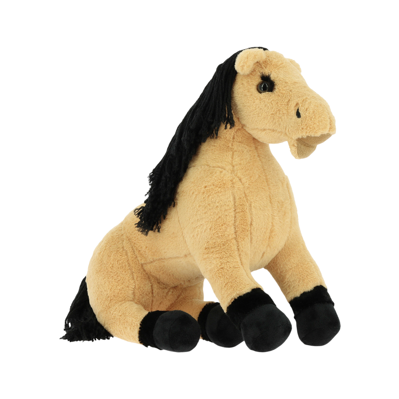 Equithème - Peluche mini poney Caramel isabelle | - Ohlala