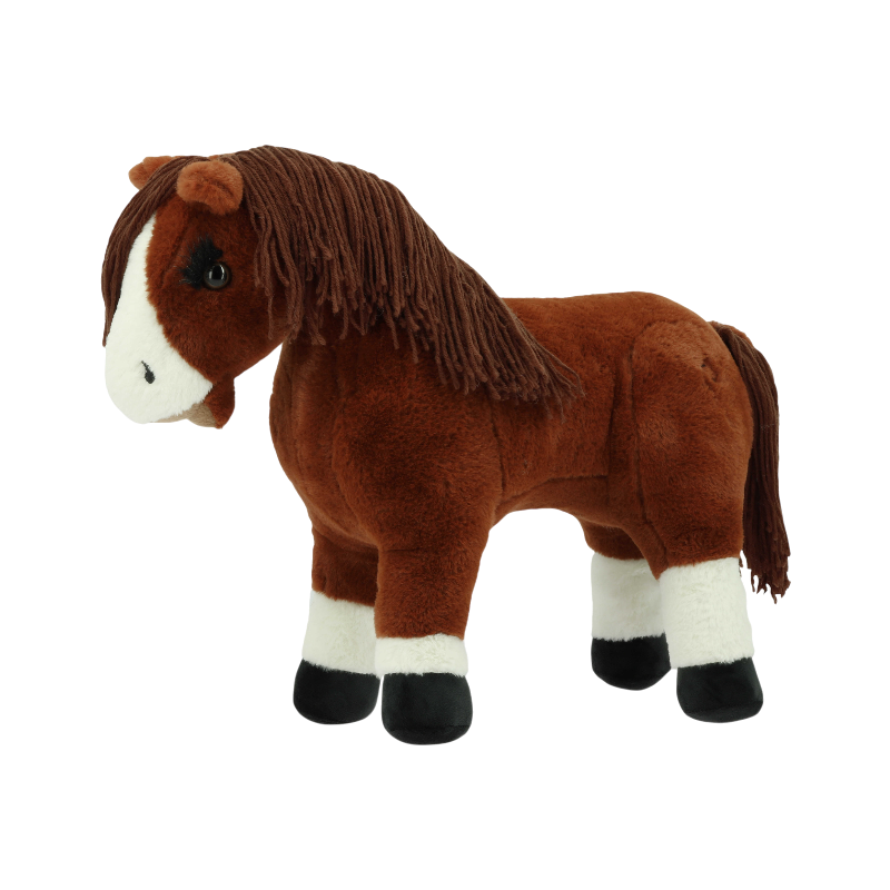 Equithème - Peluche mini poney Jumpy alezan | - Ohlala