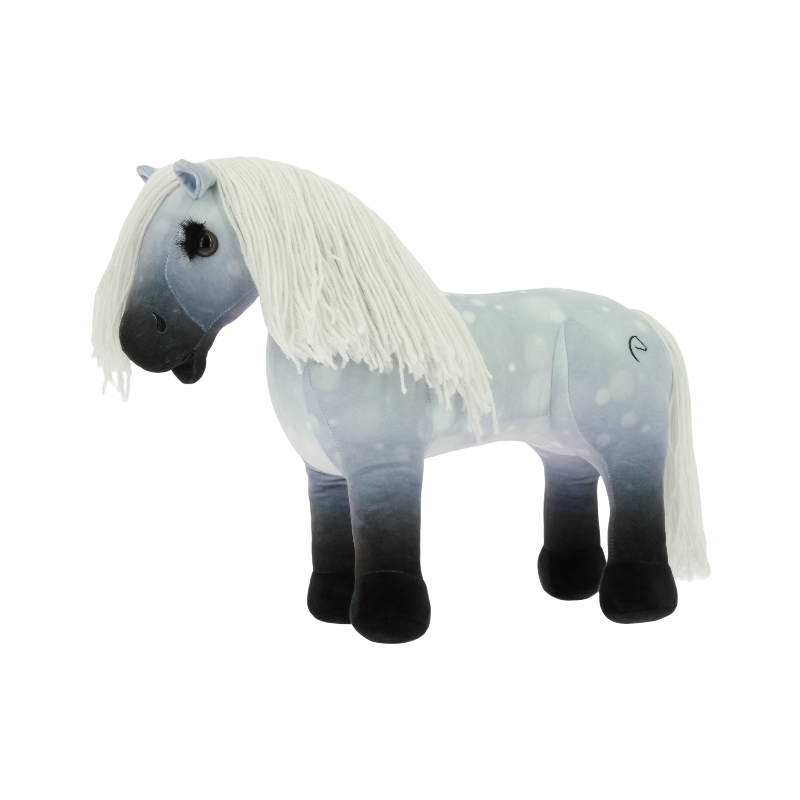 Equithème - Peluche mini poney Nuage gris | - Ohlala
