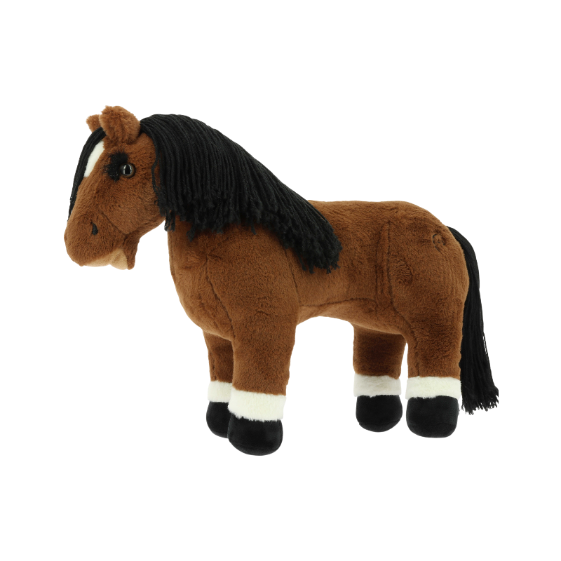 Equithème - Peluche mini poney Prince bai | - Ohlala