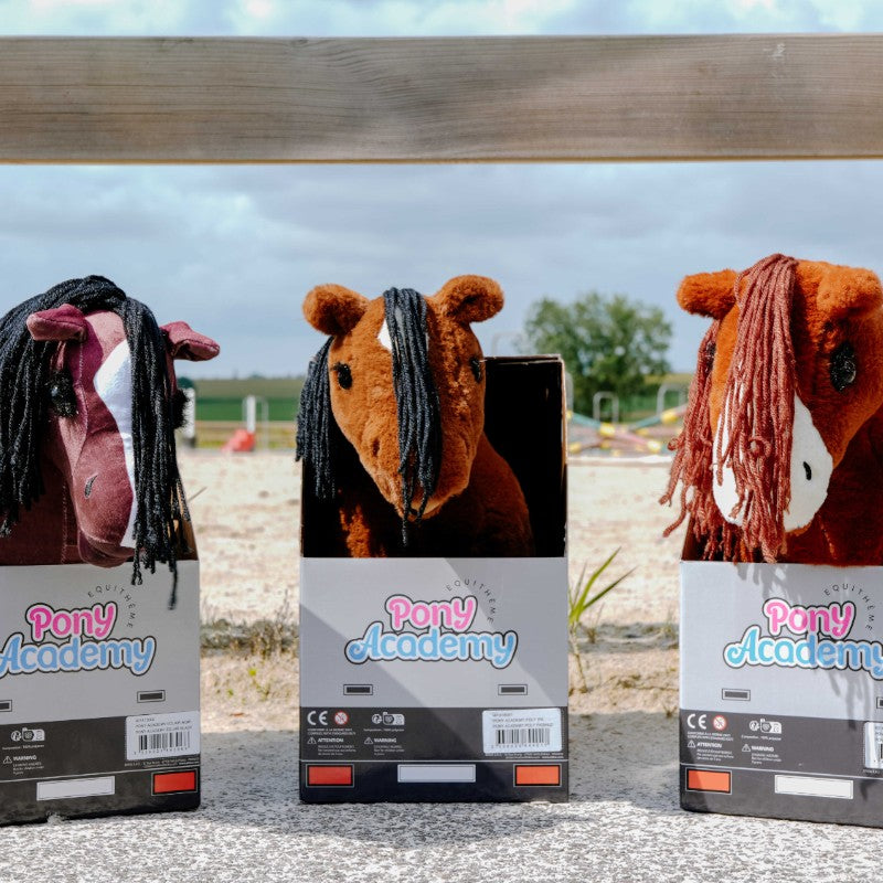 Equithème - Peluche mini poney Prince bai | - Ohlala