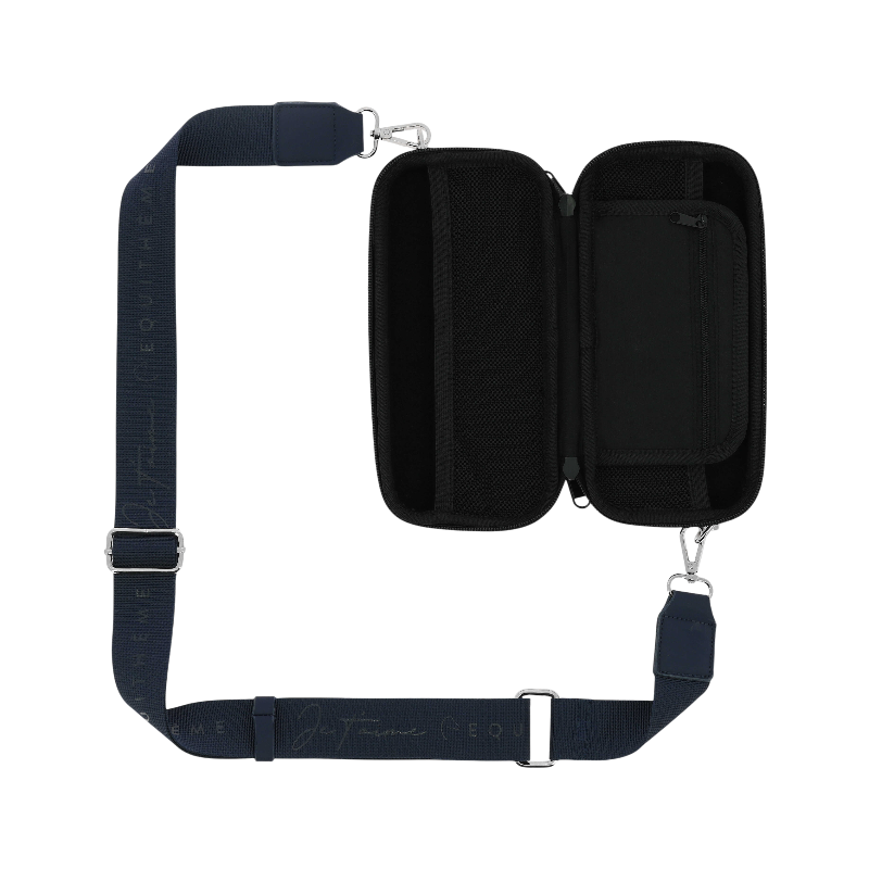 Equithème - Pochette + porte-monnaie Je t'aime marine | - Ohlala