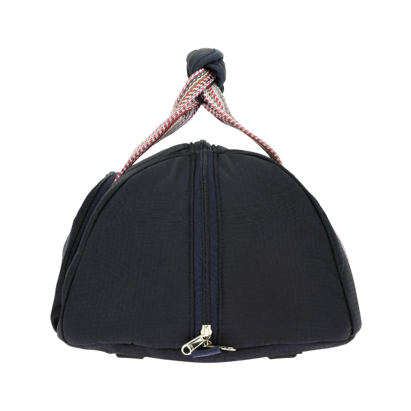 Equithème - Sac à bombe Aztec marine | - Ohlala