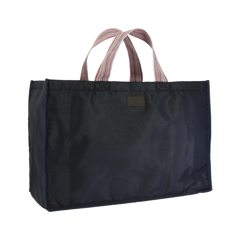 Equithème - Sac de shopping Aztec marine | - Ohlala