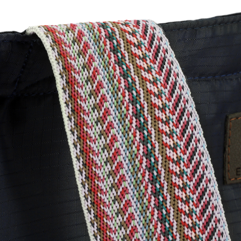 Equithème - Sac de shopping Aztec marine | - Ohlala