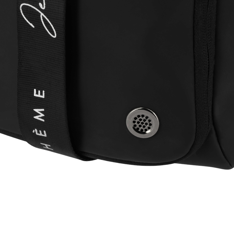 Equithème - Sac week-end Je t'aime noir | - Ohlala