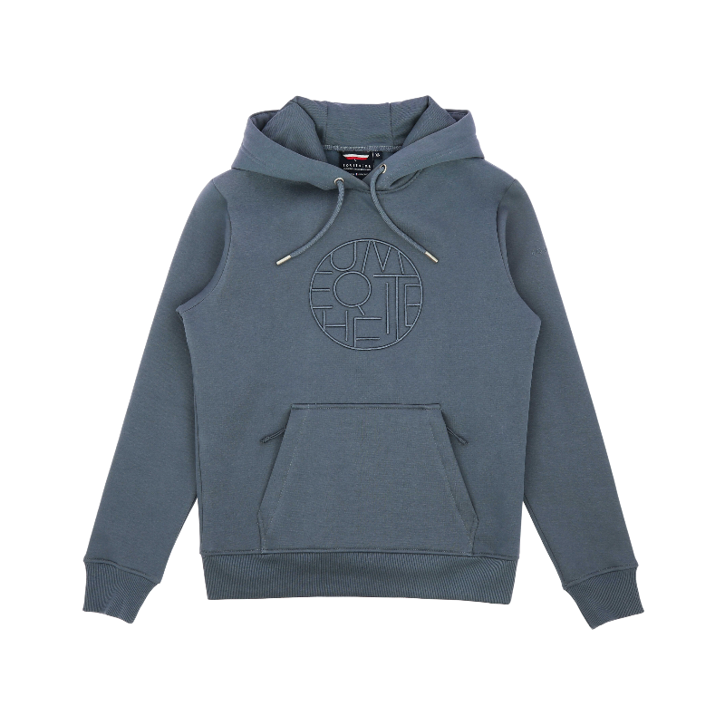 Equithème - Sweat à capuche unisexe Axel gris | - Ohlala