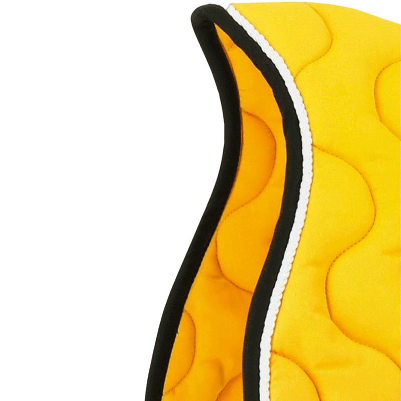 Equithème - Tapis de selle Polyfun jaune | - Ohlala