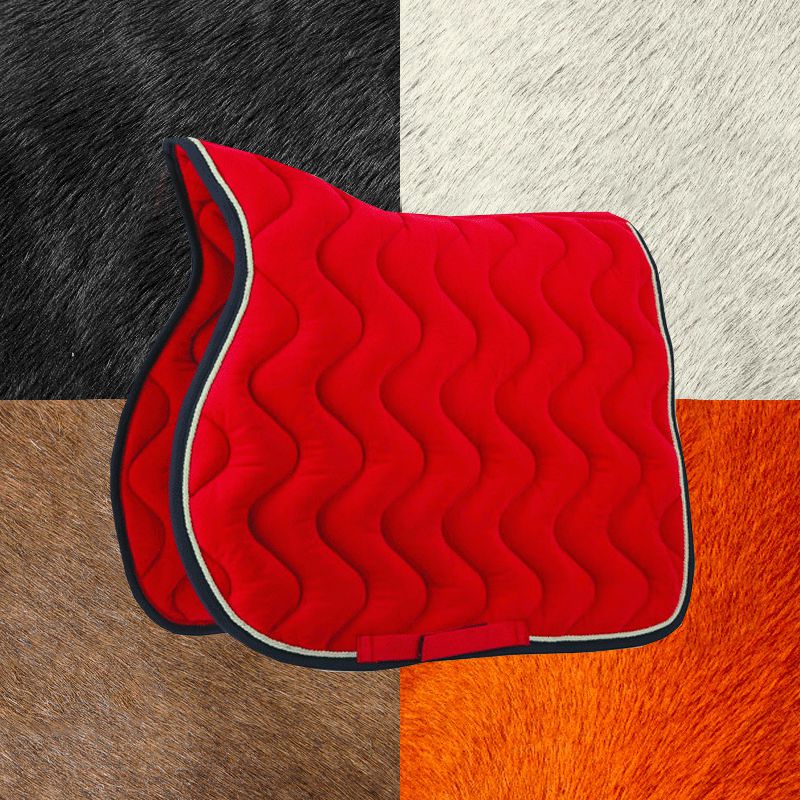 Equithème - Tapis de selle polyfun framboise | - Ohlala