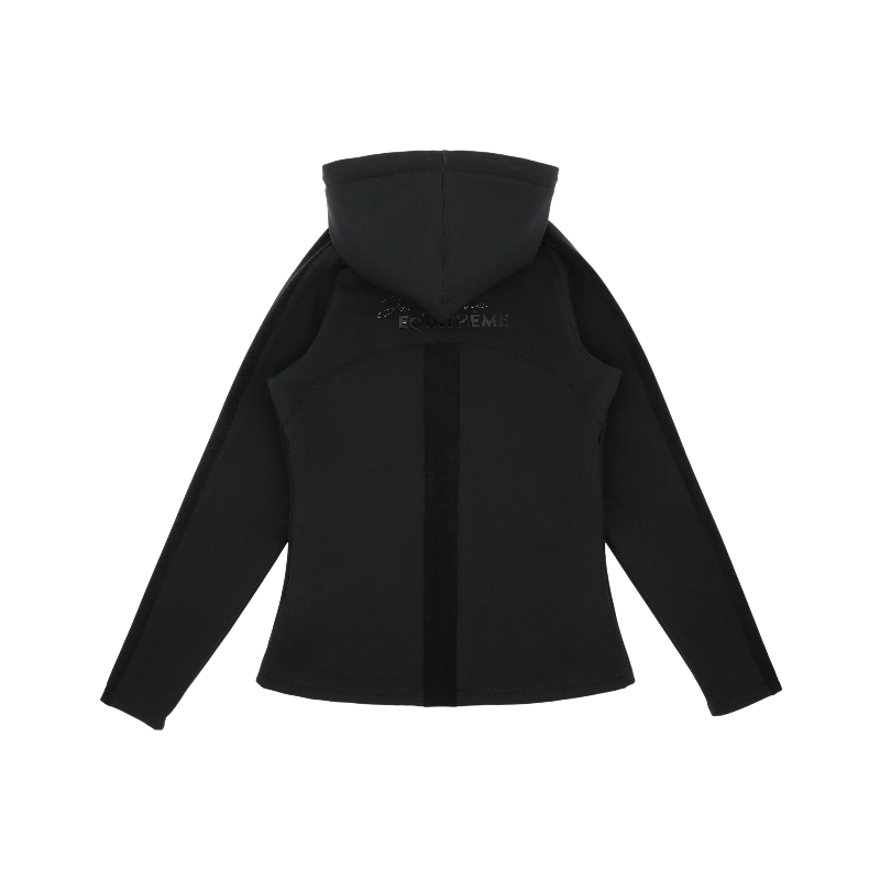 Equithème - Veste softshell manches longues femme Je t'aime Victoria noir | - Ohlala