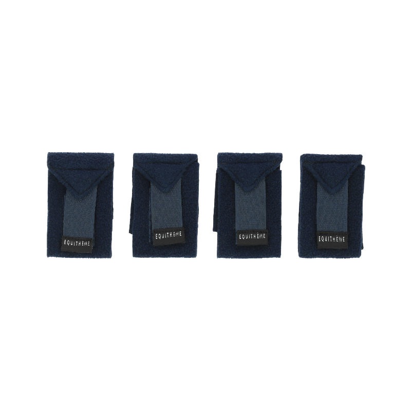Equithème - Bandes de polo pour mini poney marine | - Ohlala