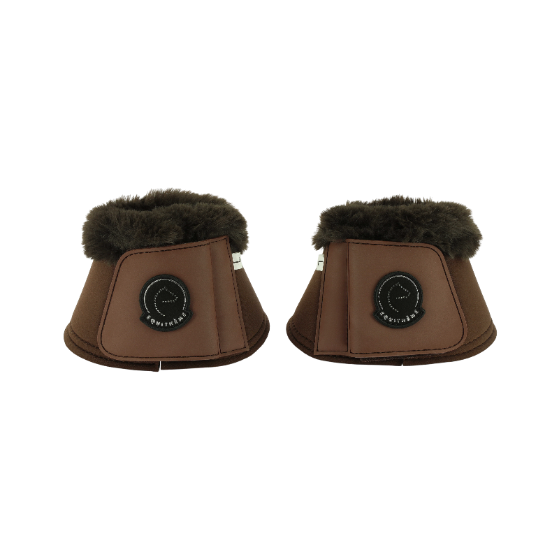 Equithème - Cloches Snuggy Je t'aime marron | - Ohlala