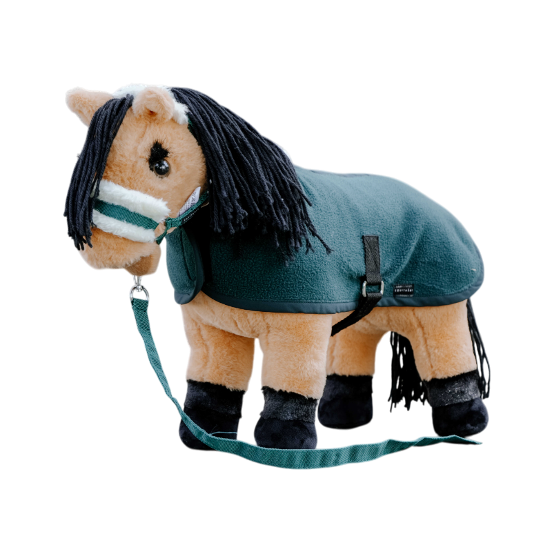 Equithème - Couverture pour mini poney vert foncé | - Ohlala