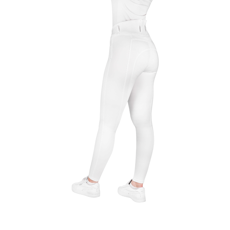 Equithème - Pantalon d'équitation femme Mila blanc | - Ohlala