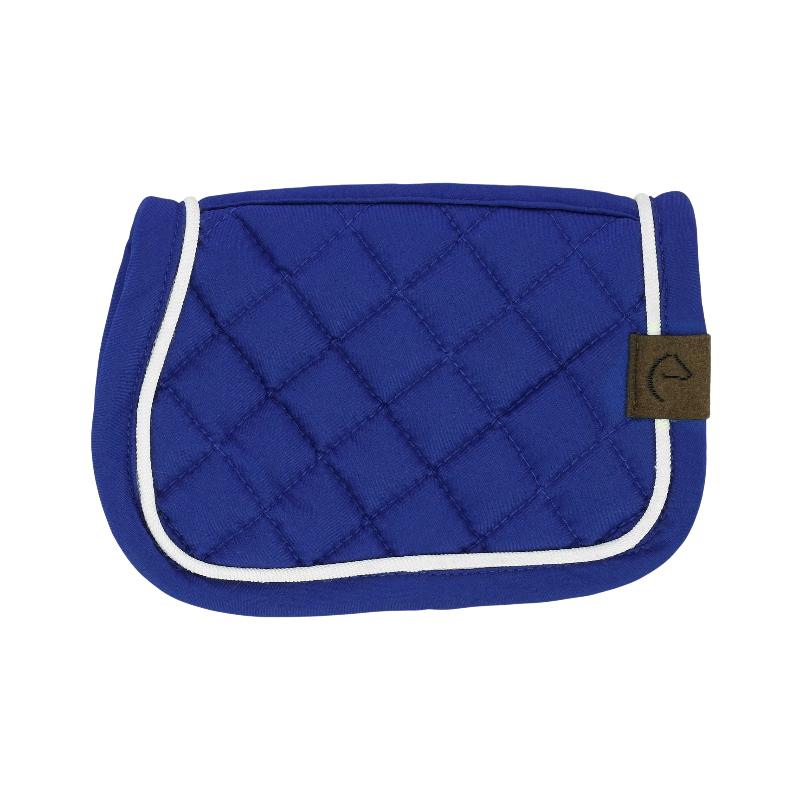 Equithème - Tapis de selle pour mini poney bleu roi | - Ohlala