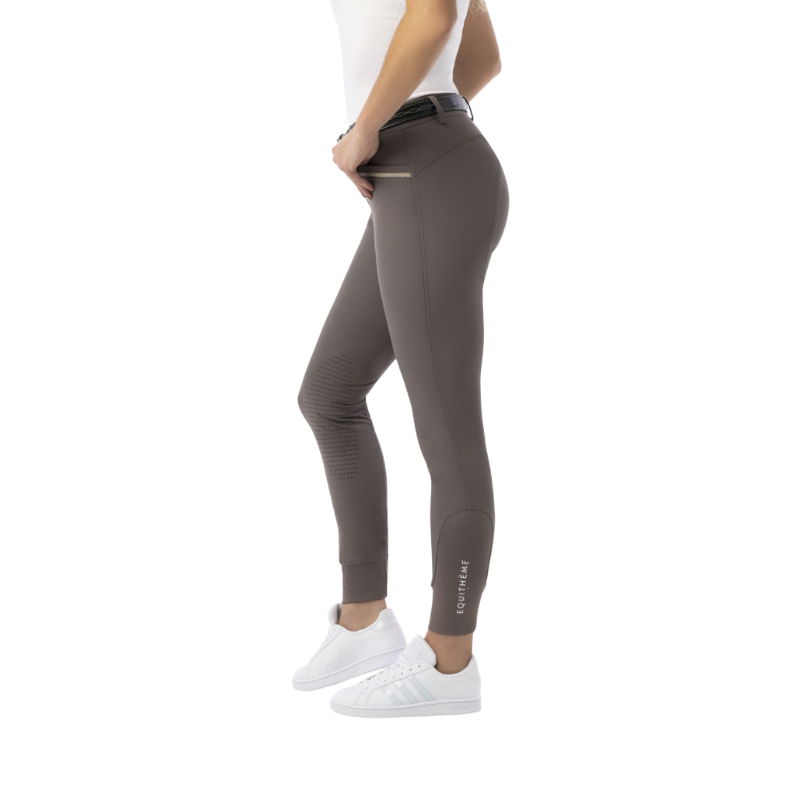 Equithème - Pantalon d'équitation femme Gizel taupe | - Ohlala