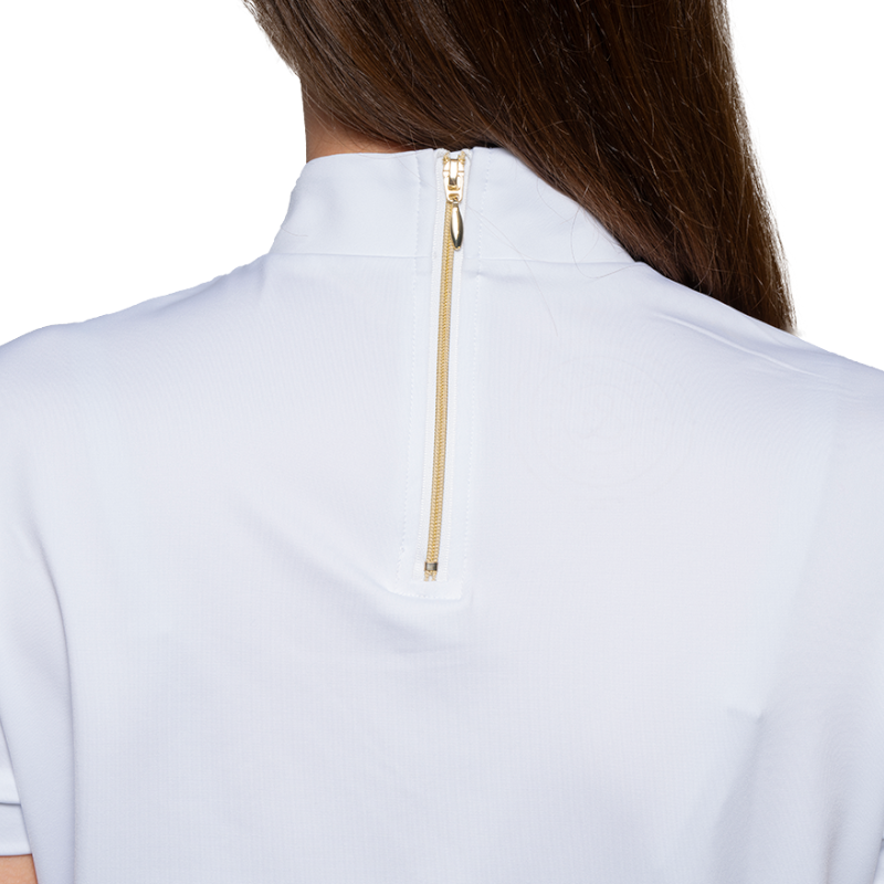 Flags & Cup - Polo de concours manches courtes femme Isla blanc | - Ohlala