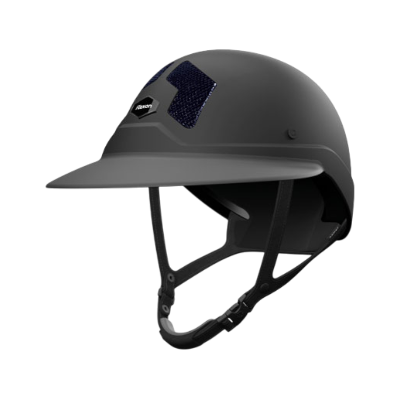 Flex On - Casque d'équitation Armet Dark grilles marine visière Angel | - Ohlala