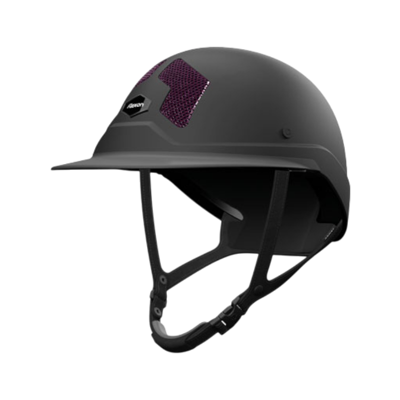 Flex On - Casque d'équitation Armet Dark grilles prune visière Mixte | - Ohlala