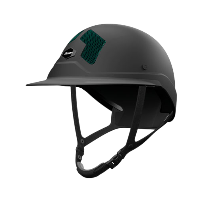 Flex On - Casque d'équitation Armet Dark grilles vert anglais visière Mixte | - Ohlala