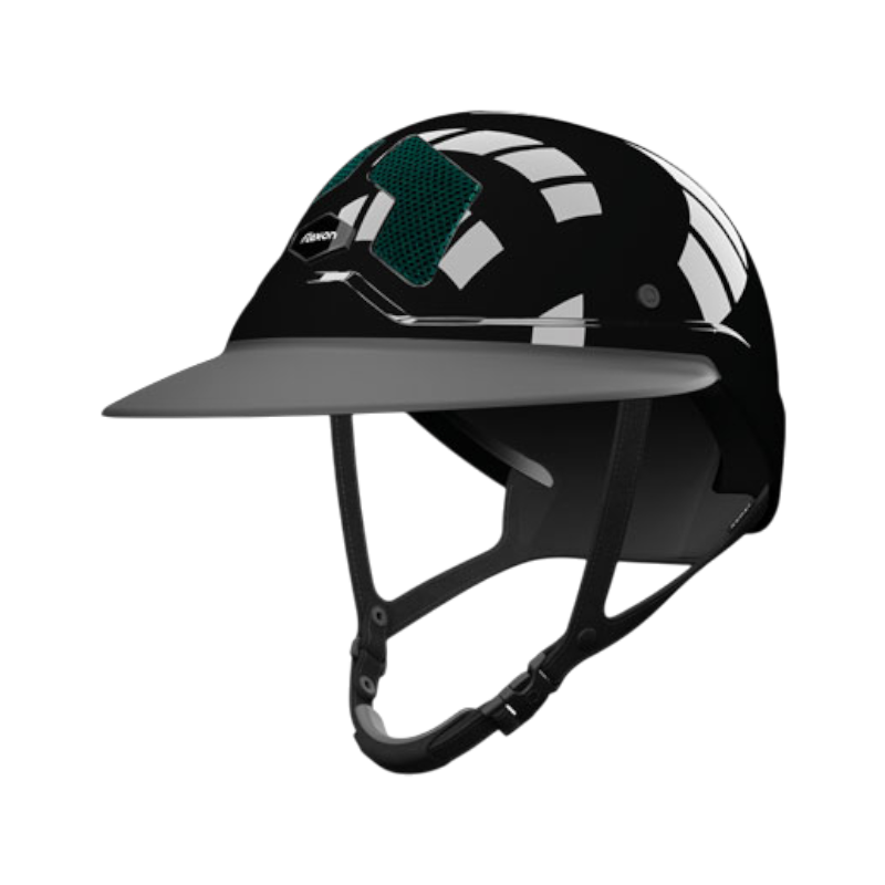 Flex On - Casque d'équitation Armet Star grilles vert anglais visière Angel | - Ohlala