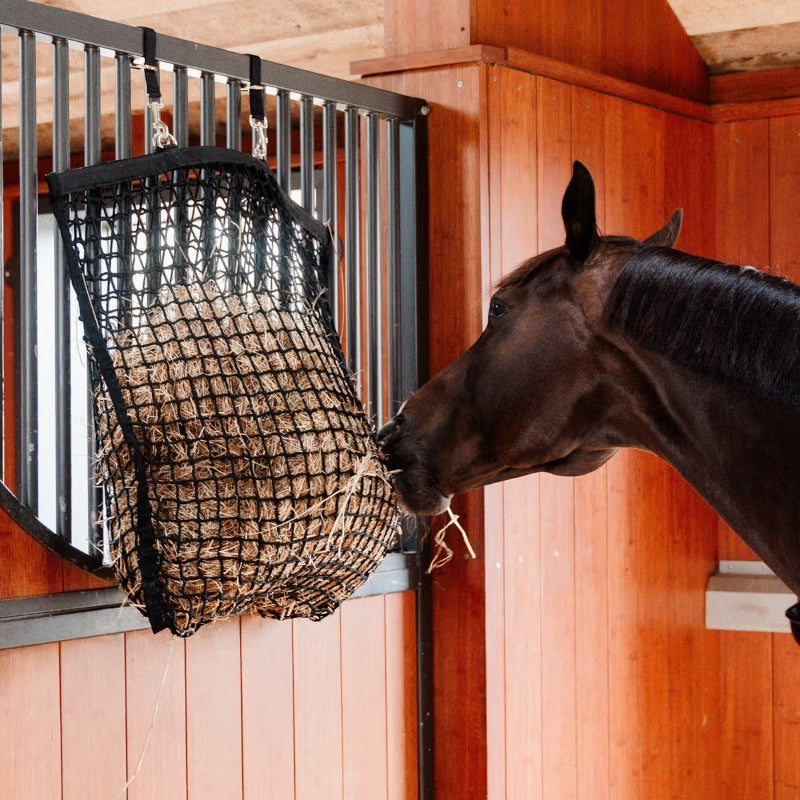 Grooming Deluxe - Vierkante hooi-vuller net zwart 3cm 